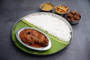 Chicken Curry Rice with Sabji
