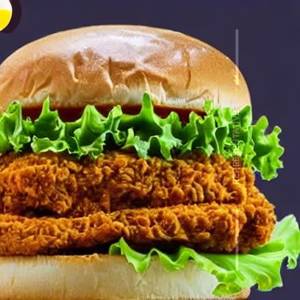 Chicken maharaja burger