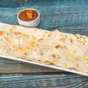Butter Naan with Paneer Butter Masala