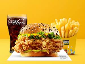 Peri Peri Zinger Burger + Salted Fries + Pepsi [250Ml]