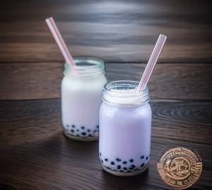 Taro milk bubble 