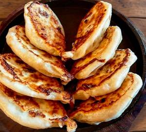 Mutton Pan Fried Momo 8Pcs