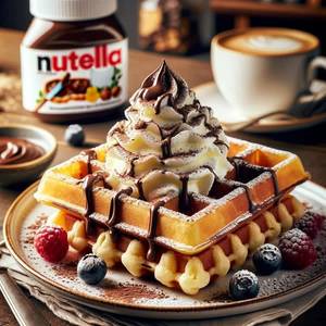 Nutella Woof-waffle
