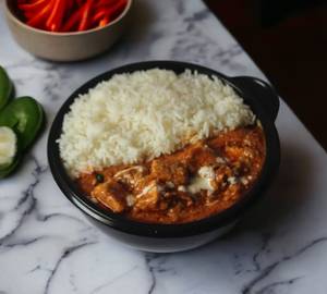 Desi Style Chicken Curry Rice Bowl