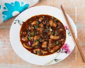 Mushroom Manchurian (Gravy)