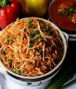 Triple Schezwan Veg Fried Rice