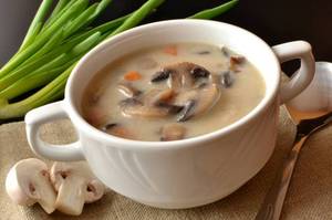 Veg mushroom soup
