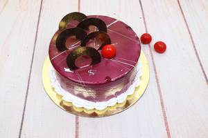 Eggless Blueberry Cake