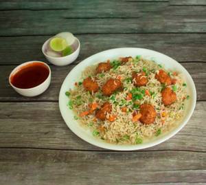 Rice With Manchurian