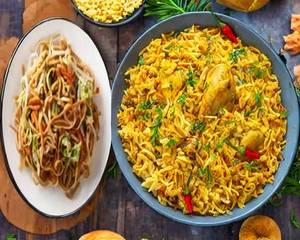 Chicken Chow & Chicken Pulao combo  