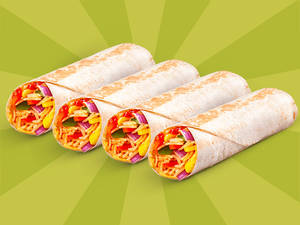 4 Habanero Burrito Veg @ 77 each