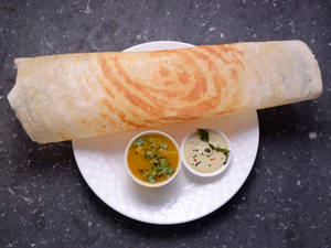 Rava Plain Dosa (Serves 1)