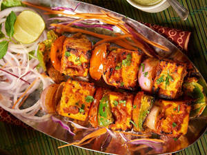 Paneer Tikka Shashlik