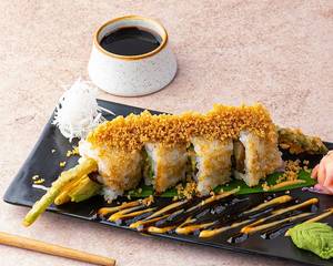 Asparagus Tempura Sushi Roll [4 Pcs]