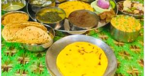 Sarson Ka Saag Thali