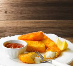 Fish Fingers ( 6 Pcs) With Dipping Sauce