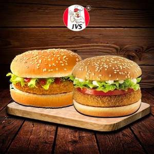 1 Bun Tikki Burger + 1 Spicy Aloo Crunch Burger