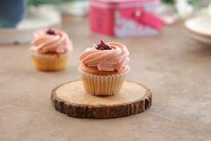 Strawberry Mini Cup Cake (6 Pcs)