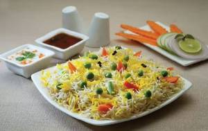 Veg Biryani + Raita