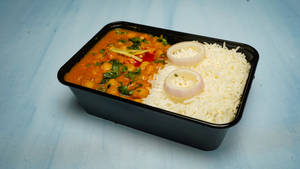 Punjabi Chole With Rice