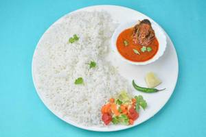 Fish curry rice