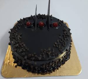 Dark Choco Chips Cake 500 Gram Eggless