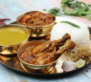 Chicken Curry Thali