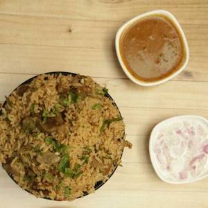 1.5 beef biryani ( 1.5 Plate )