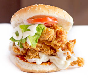 Fried Chicken Burger Burger