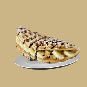 Banana Hazelnut Waffele