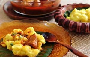 Kappa With Fish Curry