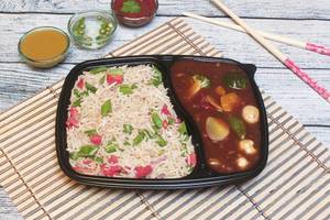 Mix Veg Hong Kong With Veg Fried Rice