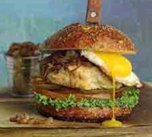 Chicken Burger + Egg