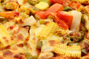 Baby Corn Pizza