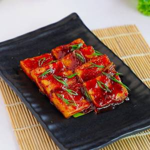 Fried Tofu And Teriyaki Glaze