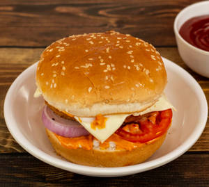 Butter Chicken Burger