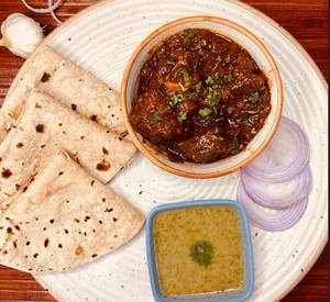 Roti with Mutton Curry
