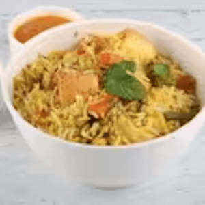 Mushroom & Paneer Biryani