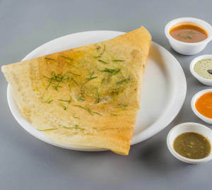 Garlic masala dosa