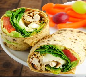 Basil Pesto chicken Wrap (10 inch)