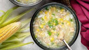 Sweet Corn Chicken Soup