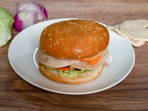 Cheese Chicken Salami Burger