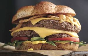 Meditarian Double Cheese Burger 