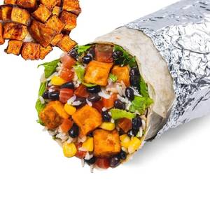 Vegan Peri Peri Potato Burrito - includes Guacamole