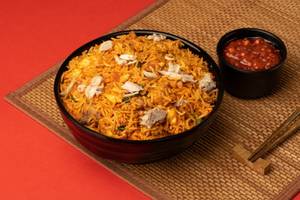 Chicken Schezwan Rice (serves 2)