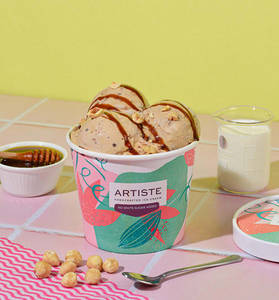 Salted Caramel Hazelnuts Ice Cream 450 Ml