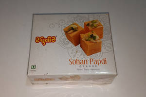 Orange Soan Papdi