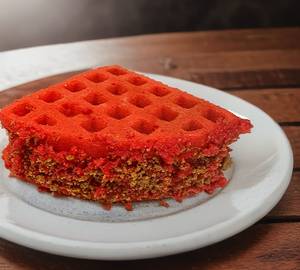 Red velvet waffle