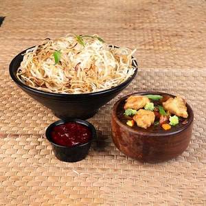 Pan Fried Noodles-chicken