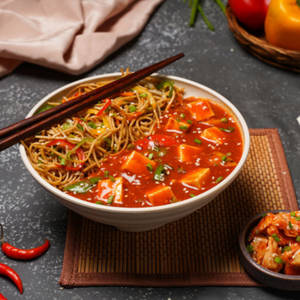 Noodles + Chilli Paneer Bowl
